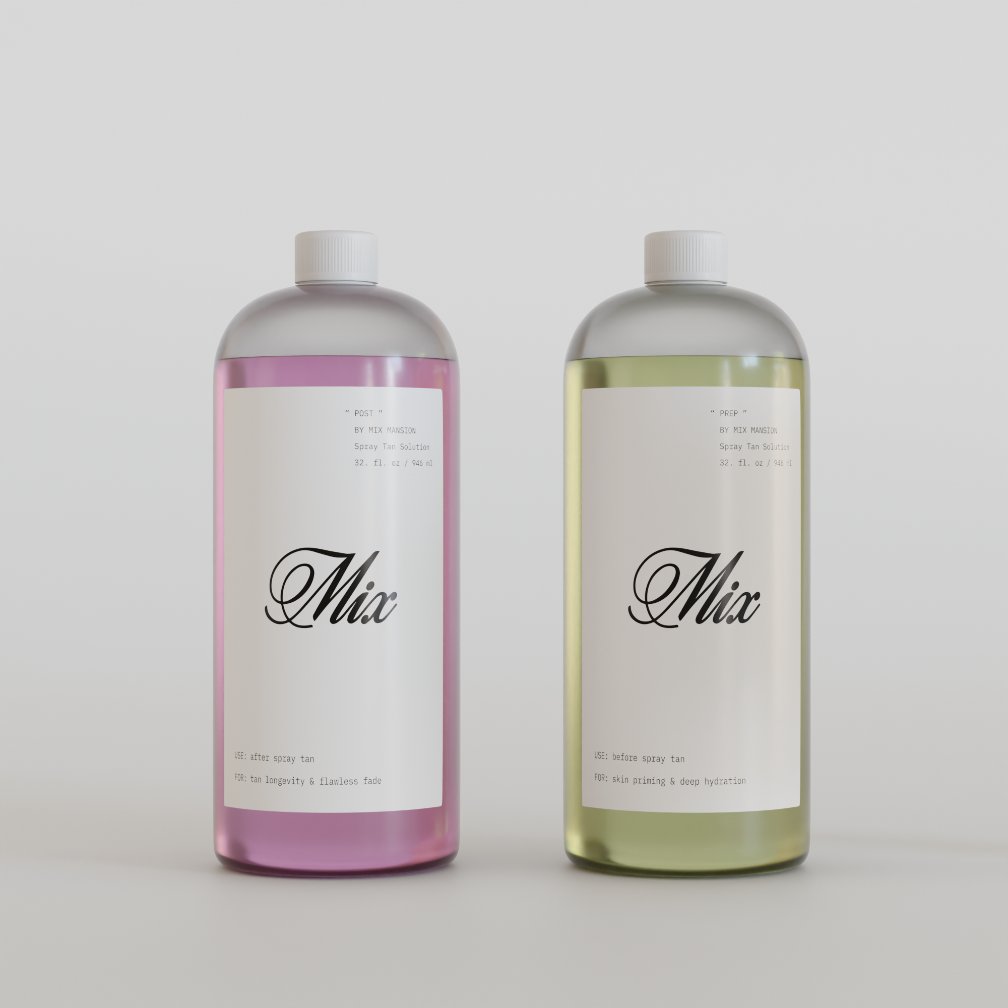 Mix Sunless Professional Spray Tan Prep and Post Sprays