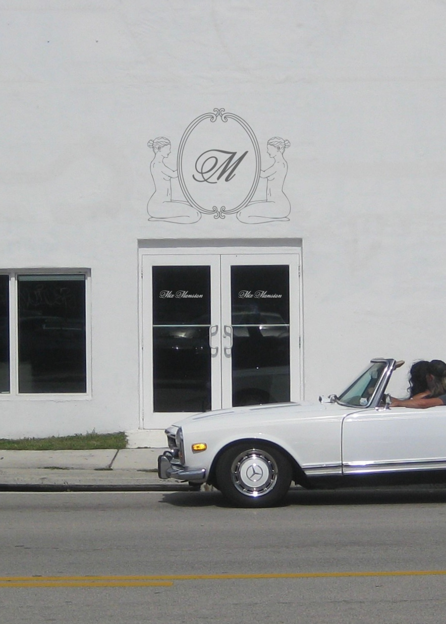 Miami Mix Mansion Outside car in front